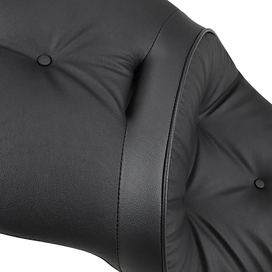 harley davidson touring [DRAG SPECIALTIES] – 2-delt skinnsete, ryggstøtte kompatibel, touring