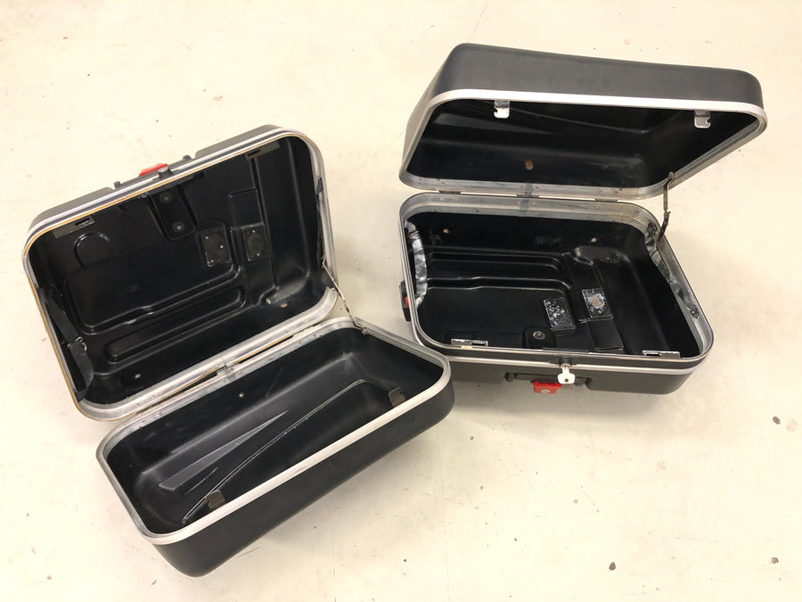 Honda GL 500 Silversching PC02 - Koffert Set Kofferkassen Toppveske med brakett