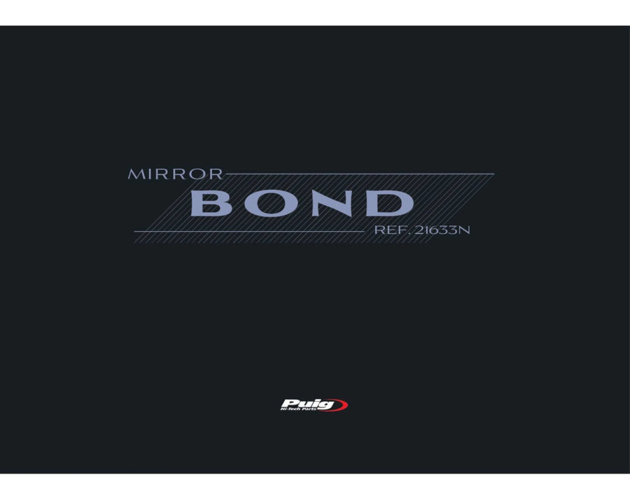 KTM 890 DUKE R [2025] – Bond-ryggspeil – Sort