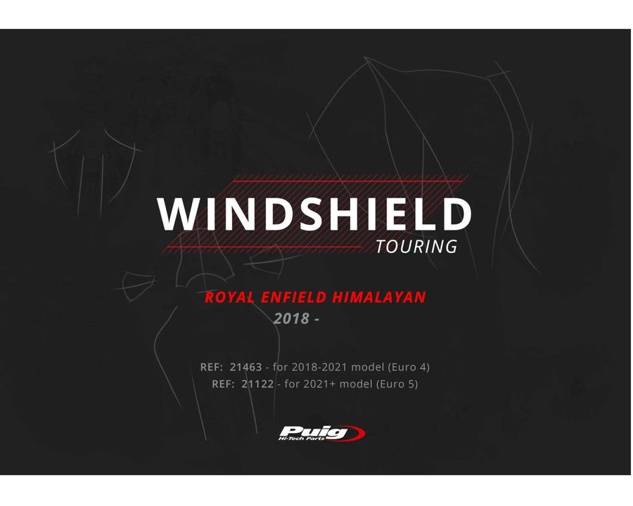 ROYAL ENFIELD HIMALAYAN 410 [2020] – turskjerm – gjennomsiktig