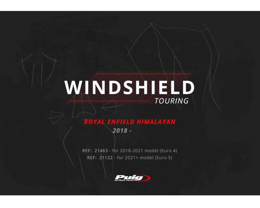 ROYAL ENFIELD HIMALAYAN 410 [2023] – Turskjerm – Gjennomsiktig