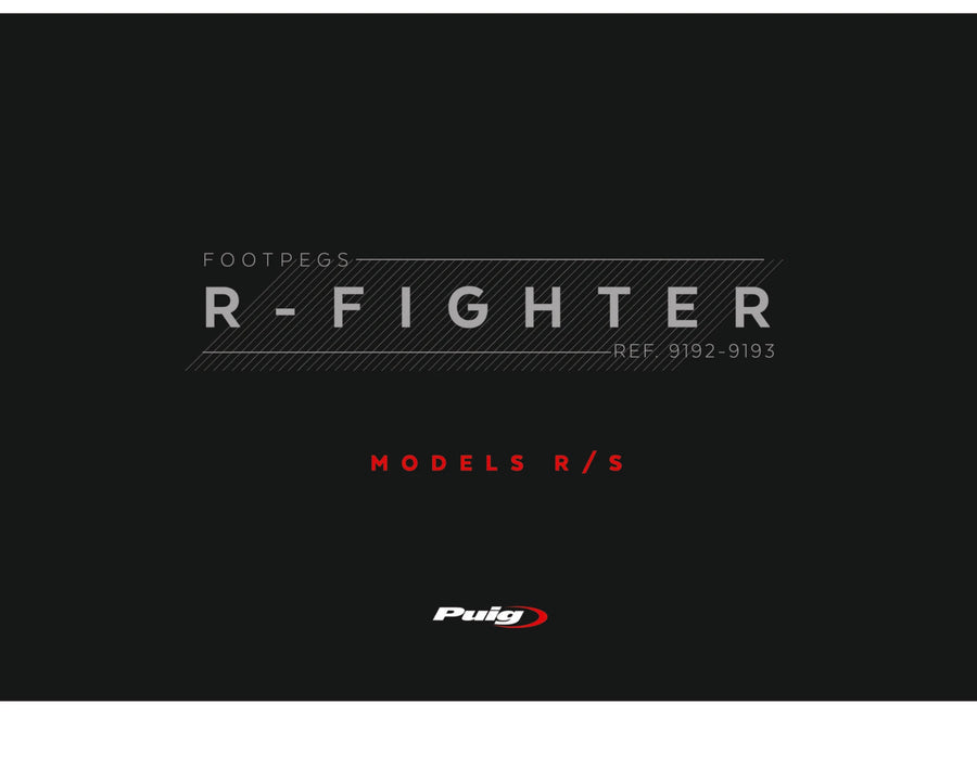 KTM RC 390 [2025] – R-Fighter fotstøtter – sølv