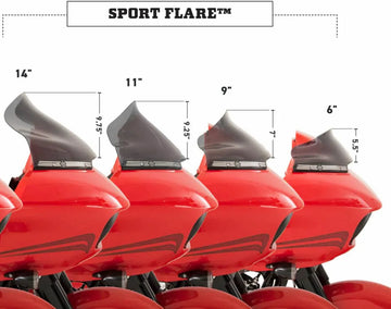 harley davidson fltruse [KLOCK WERKS] – Sport Flare™ frontrute - 0