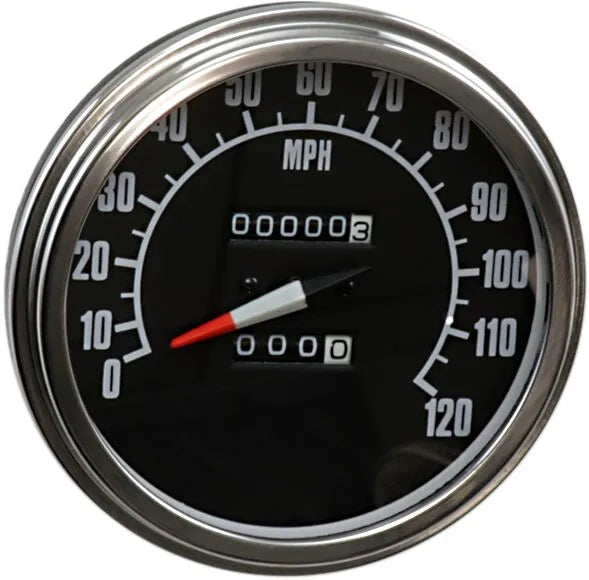 harley davidson fxsts [DRAG SPECIALTIES] – 5" FL-Style 2240:60 speedometer med reed-bryter