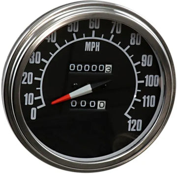 harley davidson fxsts [DRAG SPECIALTIES] – 5" FL-Style 2240:60 speedometer med reed-bryter