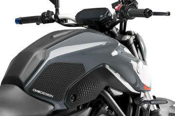 YAMAHA MT-07 [2023] - Sidetankbeskyttere | Svart | PUIG 20739N