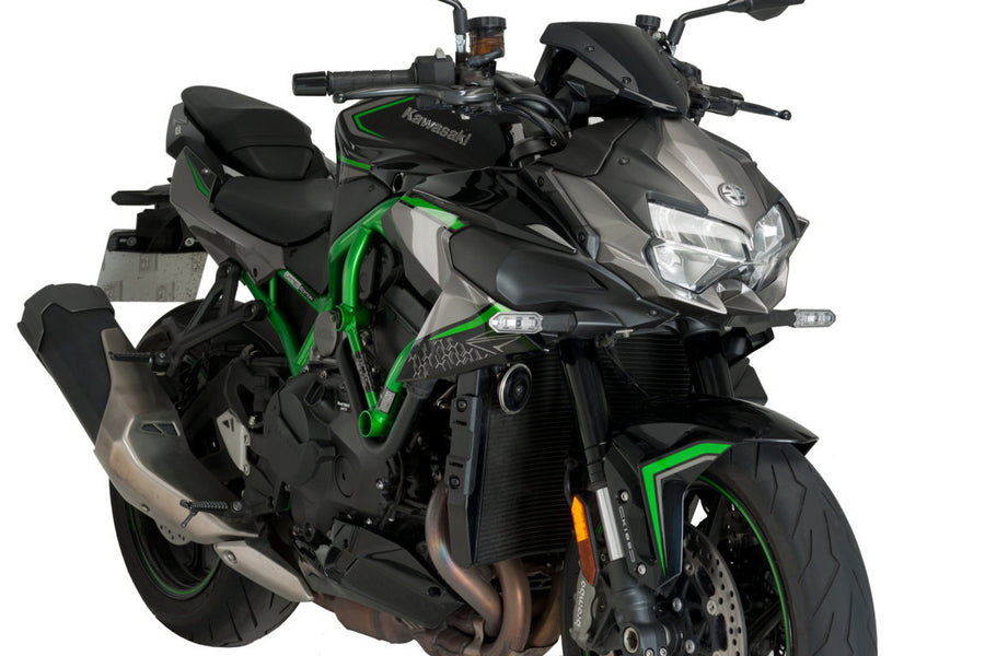 KAWASAKI Z H2 [2025] – Sidespoiler med naken frontrute
