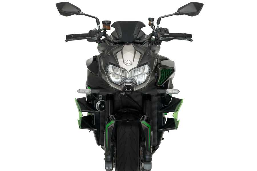 KAWASAKI Z H2 [2025] – Sidespoiler med naken frontrute