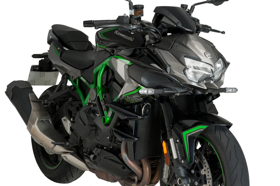 KAWASAKI Z H2 [2025] – Sidespoiler med naken frontrute