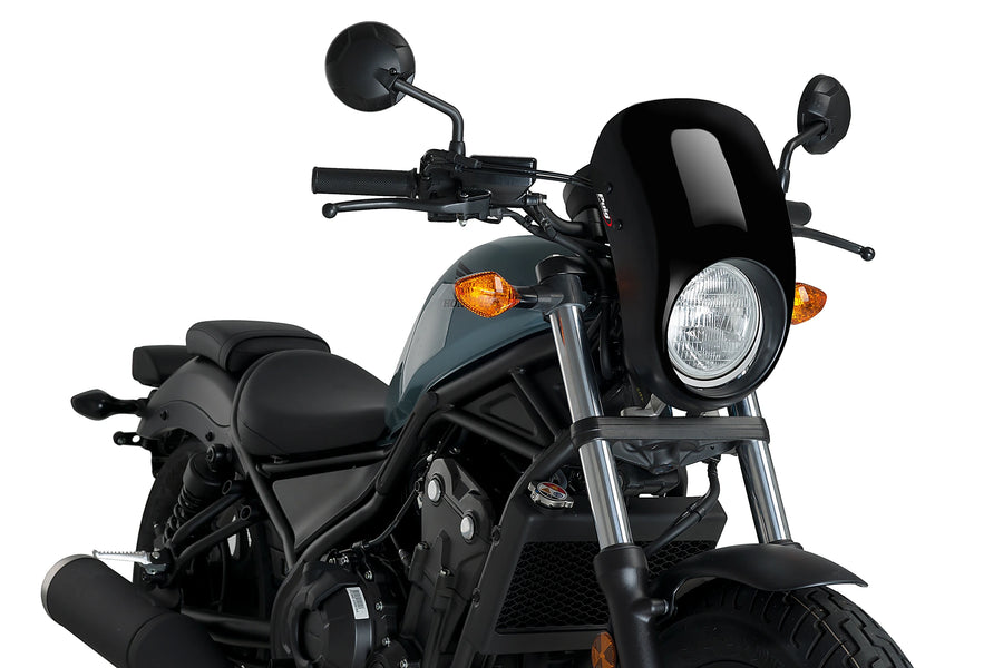 HONDA CMX 500 REBEL [2019] - PUIG Anarchy lampedeksel | Svart | PUIG 21086N