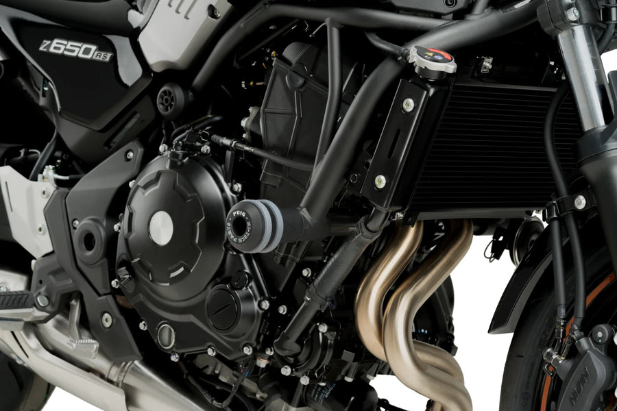 KAWASAKI Z 650 RS [2025] – Frame Crash Pads Vintage 2.0 – Svart