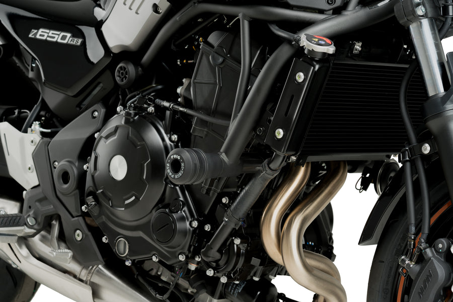 KAWASAKI Z 650 RS [2025] – Frame Crash Pads Vintage 2.0 – Svart