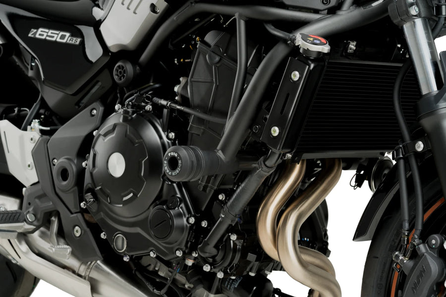KAWASAKI Z 650 RS [2025] – Frame Crash Pads Vintage 2.0 – Svart