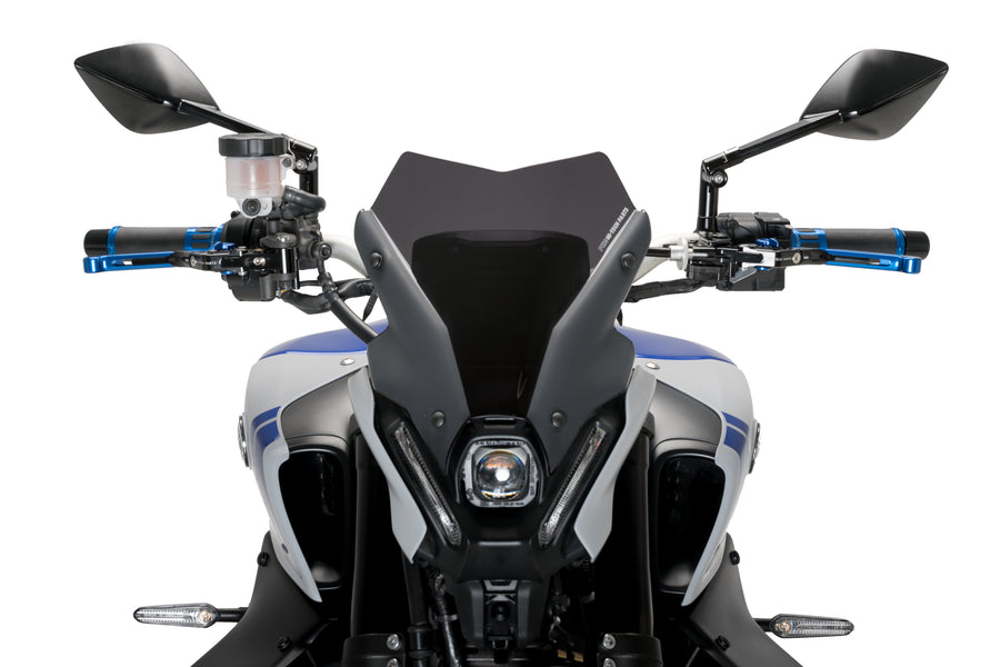 KTM 890 DUKE R [2025] – Ryggespeil Top-Tech I – Svart