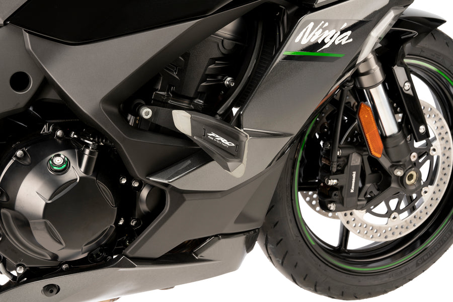 KAWASAKI NINJA 1100 SX SE [2025] – Crash Pads PRO 2.0 – Svart
