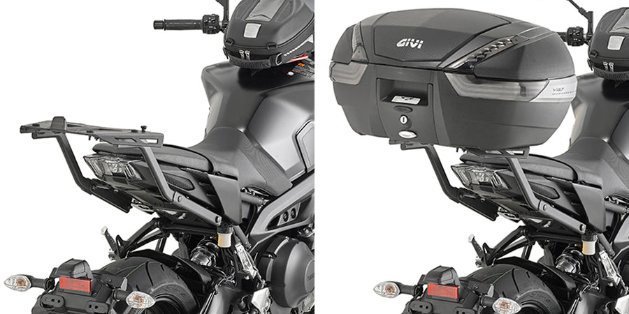 Yamaha MT 09 [GIVI] - Toppkoffertholder for MONOKEY® eller MONOLOCK®-kofferter som skal monteres med MONOKEY®-platen M5