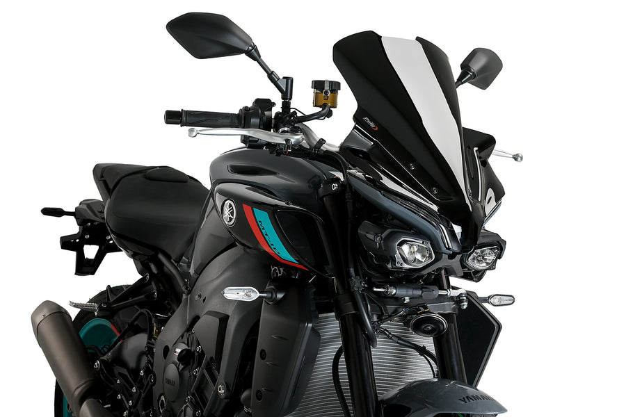 YAMAHA MT-10 SP [2025] - Ny generasjon Touring Screen | Svart | PUIG 21362N