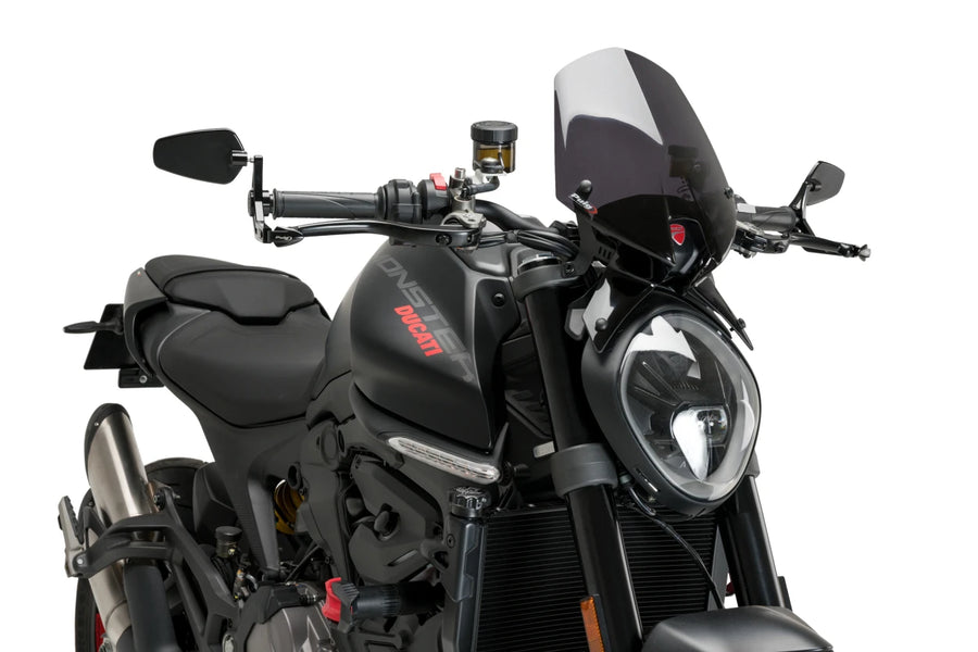KTM RC 390 [2025] – Bremsespakbeskyttelse med bakspeil Pro – Sølv