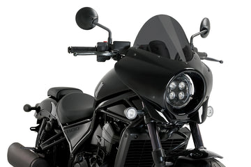 HONDA CMX 1100 REBEL DCT [2025] - Mirage Touring halvskall kåpe | Sterkt tonet | PUIG 21461F
