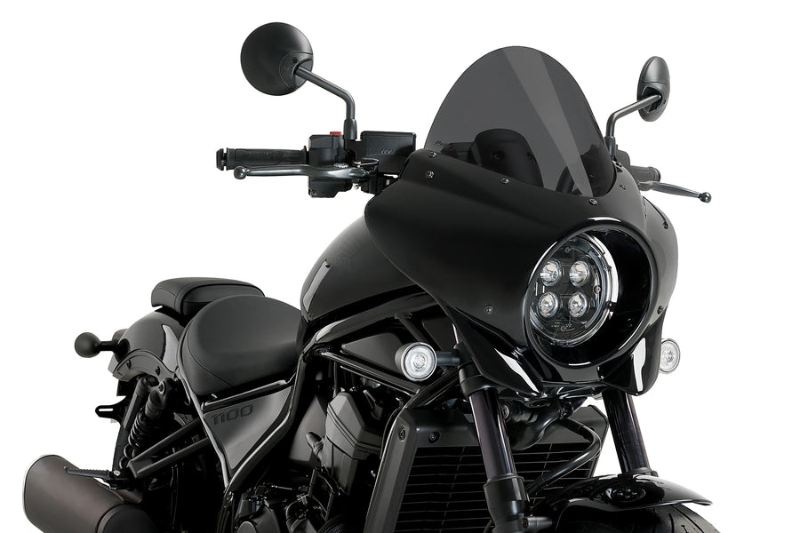 HONDA CMX 1100 REBEL DCT [2025] - Mirage Touring halvskall kåpe | Sterkt tonet | PUIG 21461F