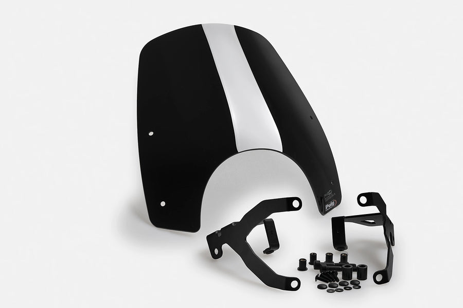 HONDA CL 500 [2025] - PUIG New Generation Sports Screen | Svart | PUIG 21634N