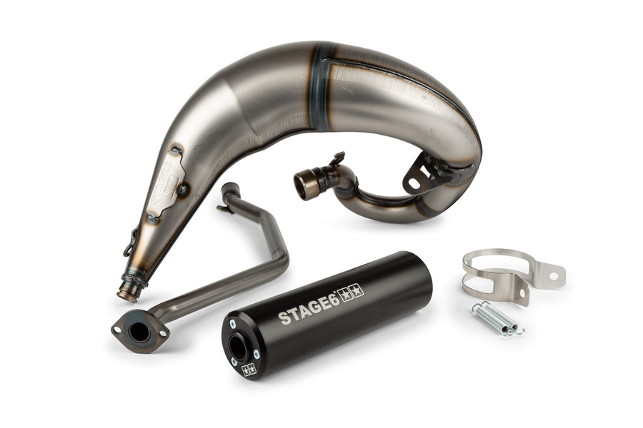 Beta RR Enduro 50 2T - Auspuff Streetrace High Mount CNC schwarz