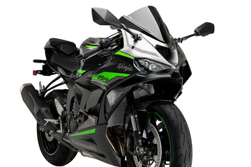 KAWASAKI ZX-6R NINJA [2025] - Race Side Spoiler | Schwarz | PUIG 21858N