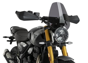 TRIUMPH SCRAMBLER 400X [2025] – Frontruteskinne – Titanium