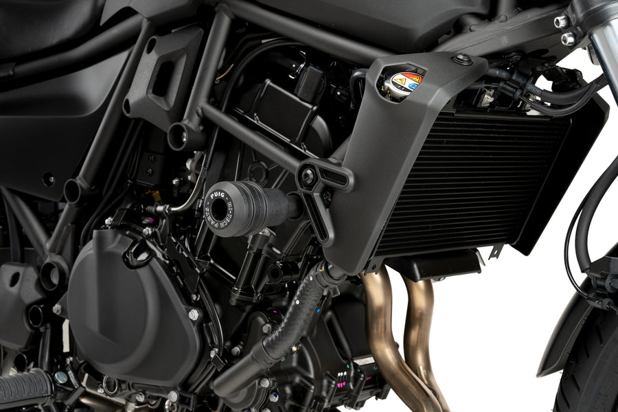KAWASAKI ELIMINATOR 500 SE [2025] – Frame Crash Pads Vintage 2.0 – Svart
