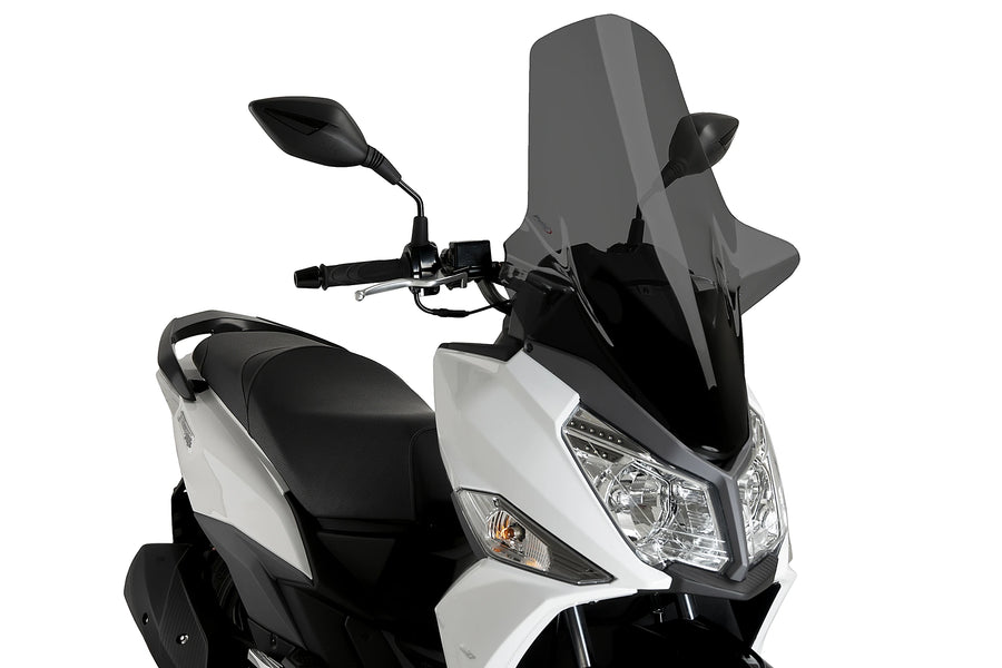 SYM JET 14 50 IE 4T AC E5 [2025] - PUIG V-Tech Line Touring Screen | Sterkt tonet | PUIG 22000F