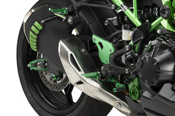 KAWASAKI Z 900 SE [2025] - Fersenplatten | Grün | PUIG 22007V