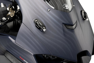 KAWASAKI ZX-10RR [2025] – Sidespeilhetter med flikindikatorsett – Sort - 0