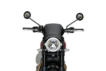 TRIUMPH SCRAMBLER 1200X [2025] – ALU frontplate – svart