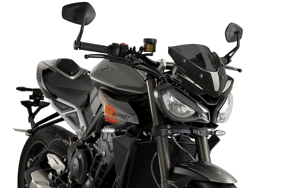 TRIUMPH STREET TRIPLE 765 RS [2025] - Ny generasjon sportsfrontrute | Sterkt tonet | PUIG 22234F