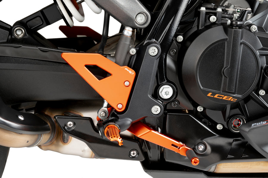 KTM 990 DUKE R [2025] – Hælplater – Sort