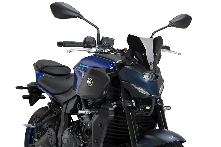 YAMAHA MT-07 Y-AMT [2025] - New Generation Sport Windschild | Schwarz | PUIG 22412N