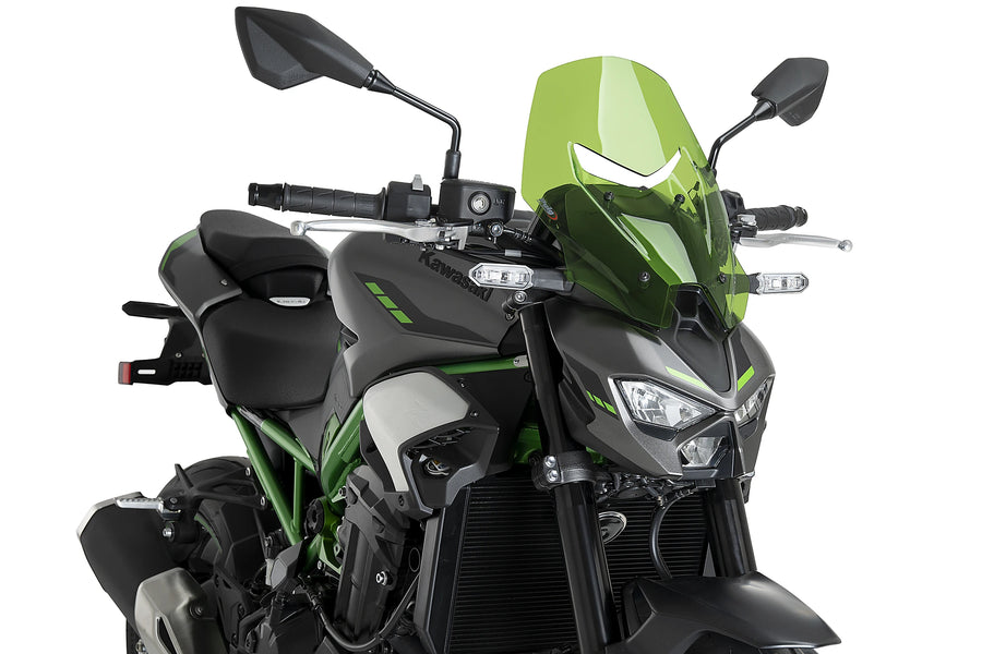 KAWASAKI Z 900 SE [2025] - New Generation Touring Windshield | Grønn | PUIG 22440V