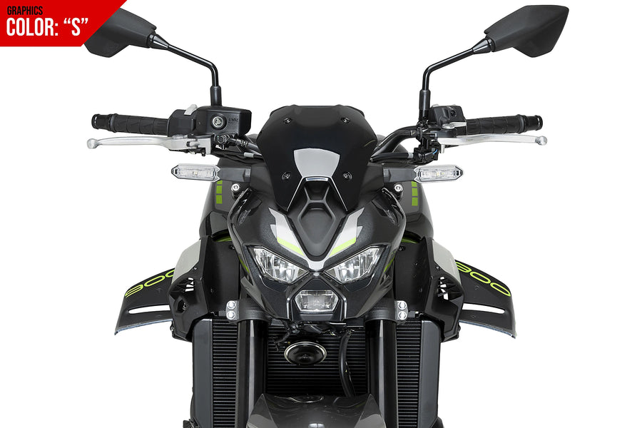 KAWASAKI Z 900 SE [2025] - D12 Spoiler | Grafikk | PUIG 22445S
