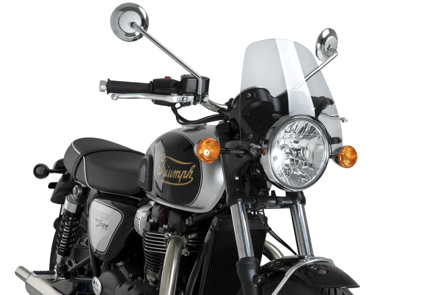 TRIUMPH BONNEVILLE T 120 BLACK [2025] – turnéskjerm – sterkt tonet