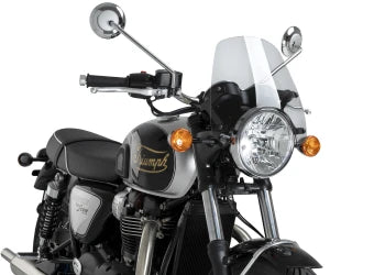 TRIUMPH BONNEVILLE T 120 BLACK [2025] – turnéskjerm – gjennomsiktig