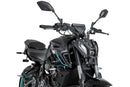 YAMAHA MT-07 PURE [2024] - D12 Spoiler | Svart | PUIG 22459N