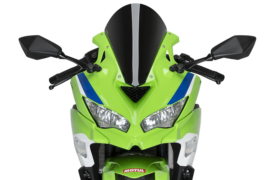 KAWASAKI ZX-4RR NINJA [2025] - PUIG R-Racer Skjerm | Svart | PUIG 22468N