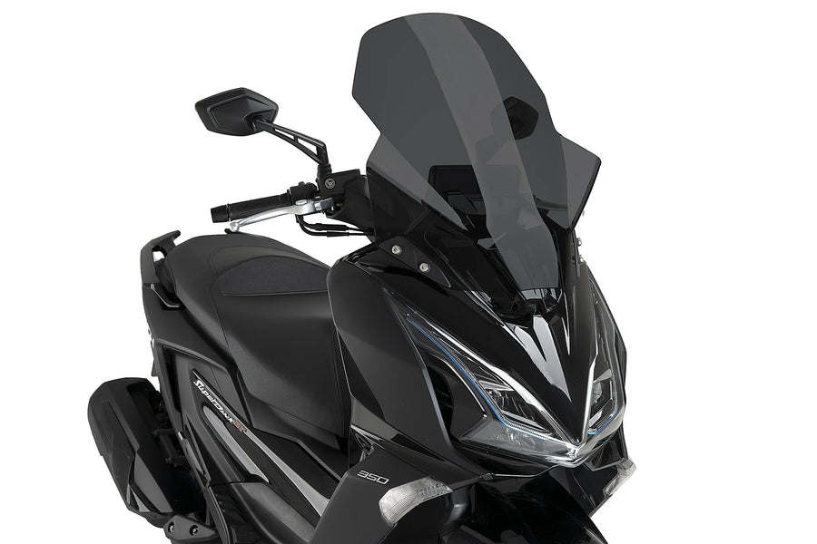 SUPER DINK 125/350 - PUIG V-Tech Line Touring Windschild | Stark getönt | PUIG 22697F