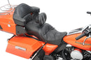 harley davidson touring [DRAG SPECIALTIES] – 2-delt skinnsete, ryggstøtte kompatibel, touring-5