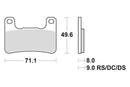 SUZUKI GSX R 1000 [2004-2009] - Dual Sinter bremseklosser