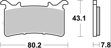 HONDA CBR 1000 [2020-2022] - Dual Sinter bremseklosser