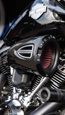 harley davidson touring [PERFORMANCE MACHINE (PM)] - C4-serien karbonfiber luftfiltersett-3