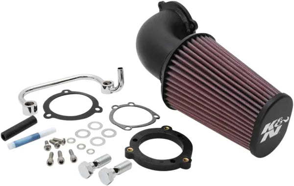 Harley Davidson Sportster 883 Iron XL 883 N [K & N] - Aircharger®-inntakssystem med dorbøyd aluminiumsinntaksrørsett