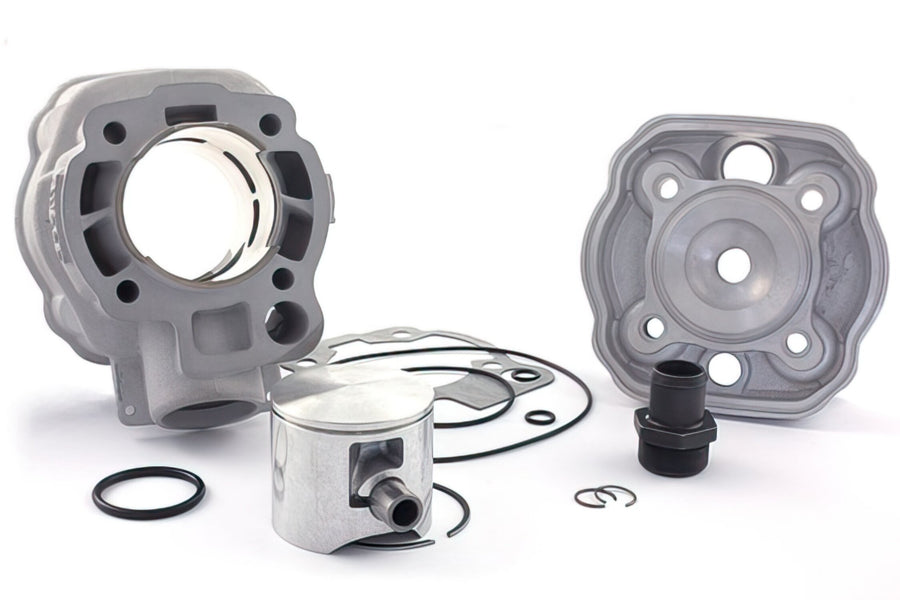 MBK X-Limit Enduro 50 2T AM6 [2004–] - Motorpack Zylinder Auspuff Big Racing 77ccm