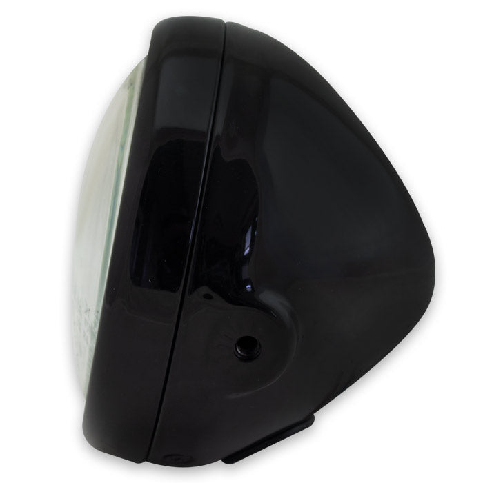 Kawasaki W 650 – H4 frontlykt Bullet 5¾ tommer sort